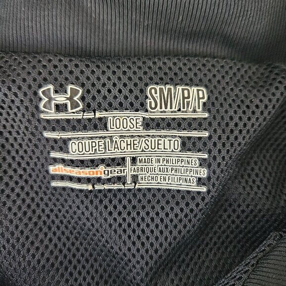 Under Armour Womens Windbreaker Black Full-Zip Jacket Size S Loose Fit Light - Picture 5 of 6